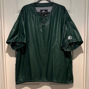 Starter Men's Short Sleeve Windbreaker Warm-up Jacket